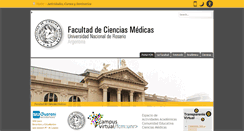 Desktop Screenshot of fmedic.unr.edu.ar