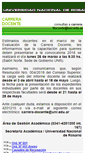 Mobile Screenshot of informedocente.unr.edu.ar