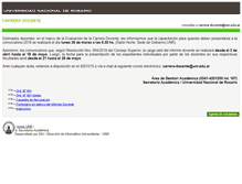 Tablet Screenshot of informedocente.unr.edu.ar