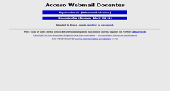 Desktop Screenshot of listas.fceia.unr.edu.ar