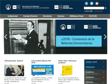 Tablet Screenshot of fderec.unr.edu.ar