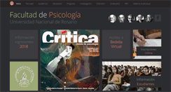 Desktop Screenshot of fpsico.unr.edu.ar