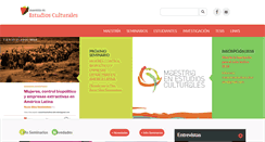 Desktop Screenshot of estudiosculturales.unr.edu.ar