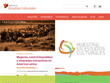 Tablet Screenshot of estudiosculturales.unr.edu.ar