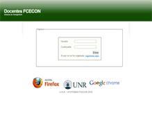 Tablet Screenshot of docentes.fcecon.unr.edu.ar