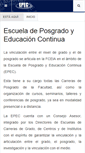 Mobile Screenshot of posgrado.fceia.unr.edu.ar