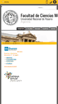 Mobile Screenshot of fcm.unr.edu.ar